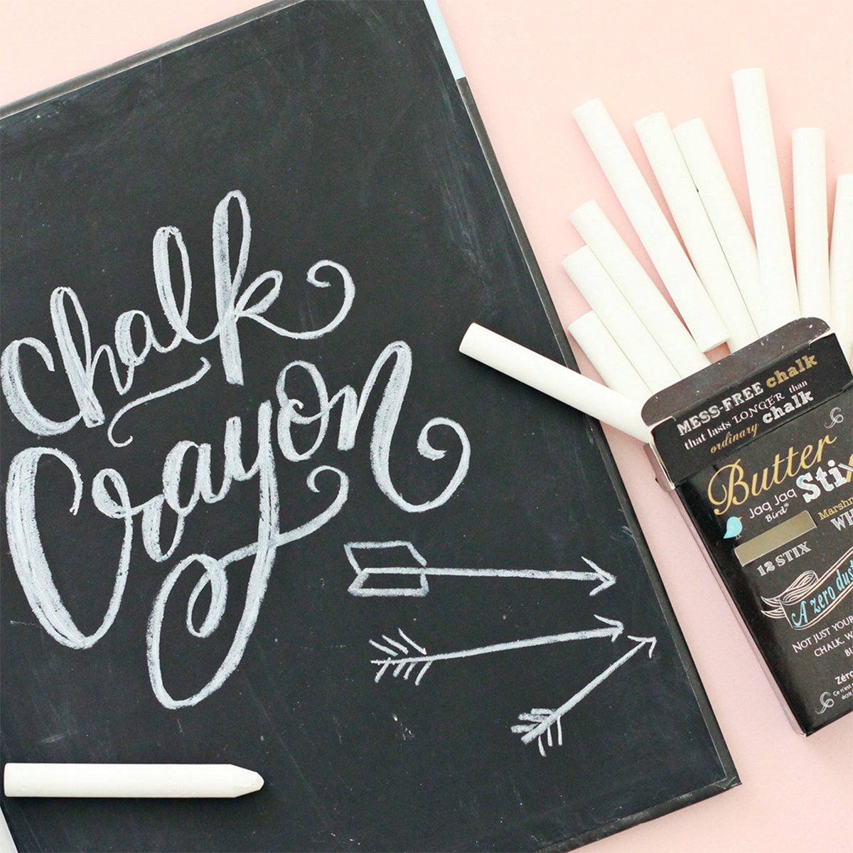Crayons Butterstix White
