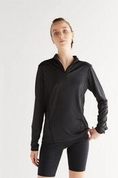 T9010-01 | Unisex troyer met lange mouwen - zwart