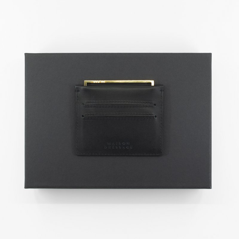 FRAME card holder - 22k gold