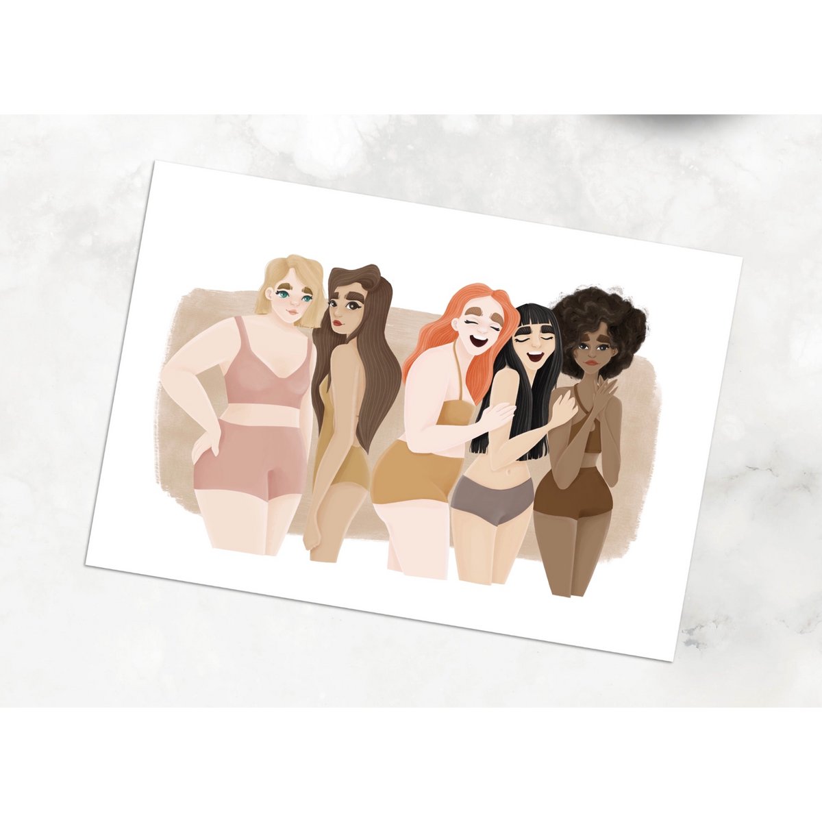 Diversity Body Positive - Impression d'Art (A4)