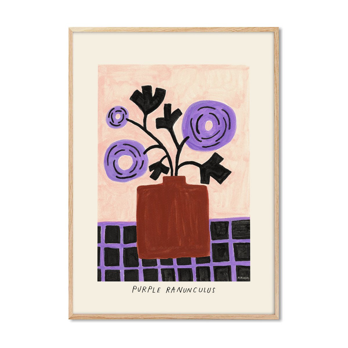 Madelen - Purple Ranuculus