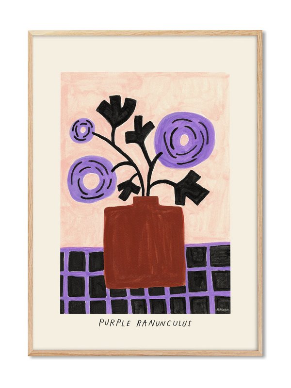 Madelen - Purple Ranuculus