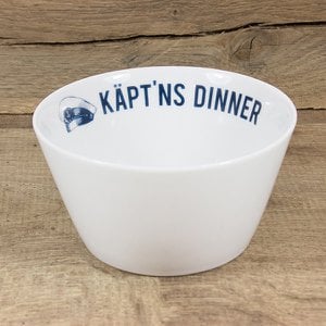 Porseleinen kom Captain's Dinner