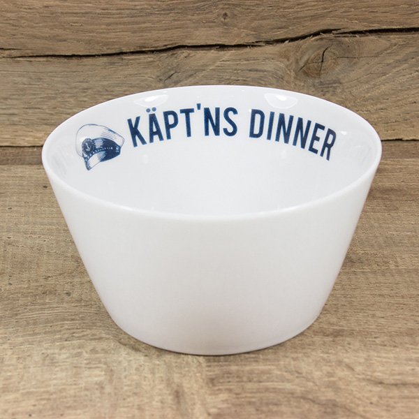 Porcelænsskål Kaptajnens middag