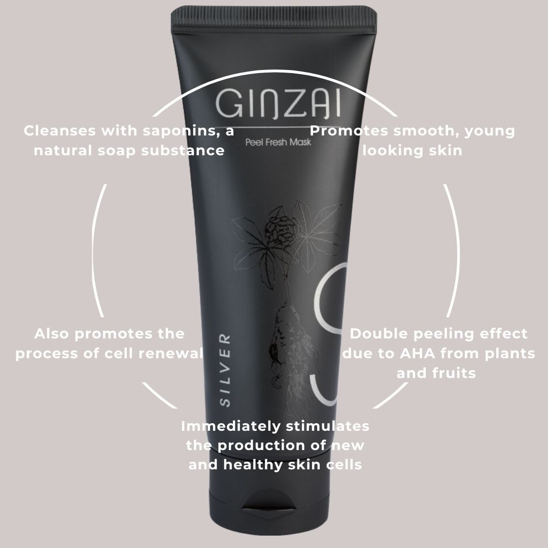 Exfoliating face mask with ginseng