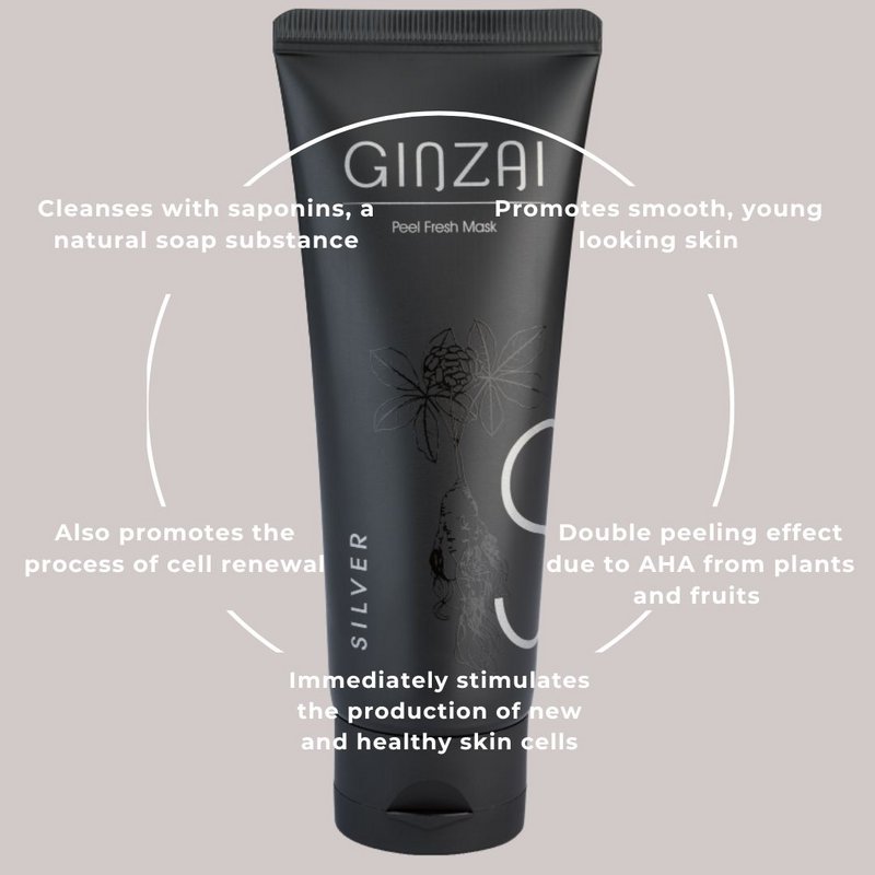 Eksfolierende ansigtsmaske med ginseng