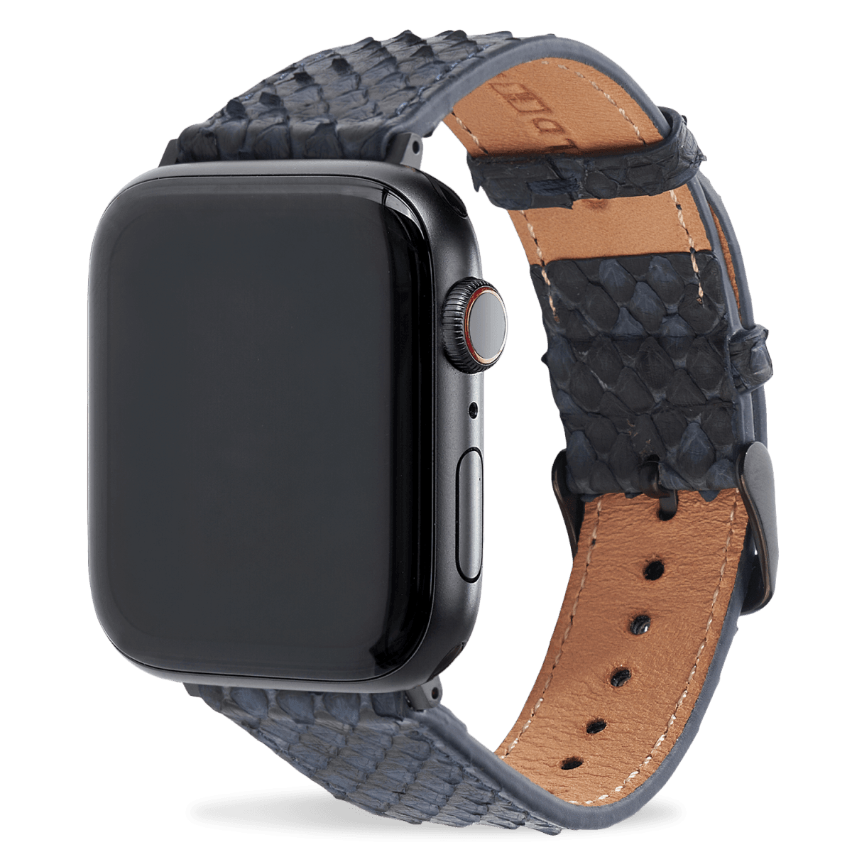 Apple Watch bracelet python navy blue (adapter black)