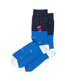 Pelikane Dunkelblaue Socken | GOTS Bio-Baumwolle| Mil
