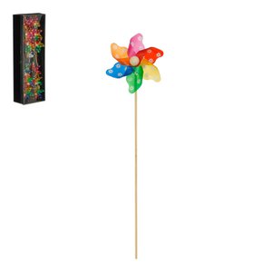 Garden plug decoration windmill multi-colored