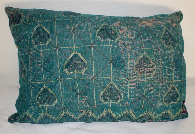 Funda de cojín Vintage Kantha Grande BB-107