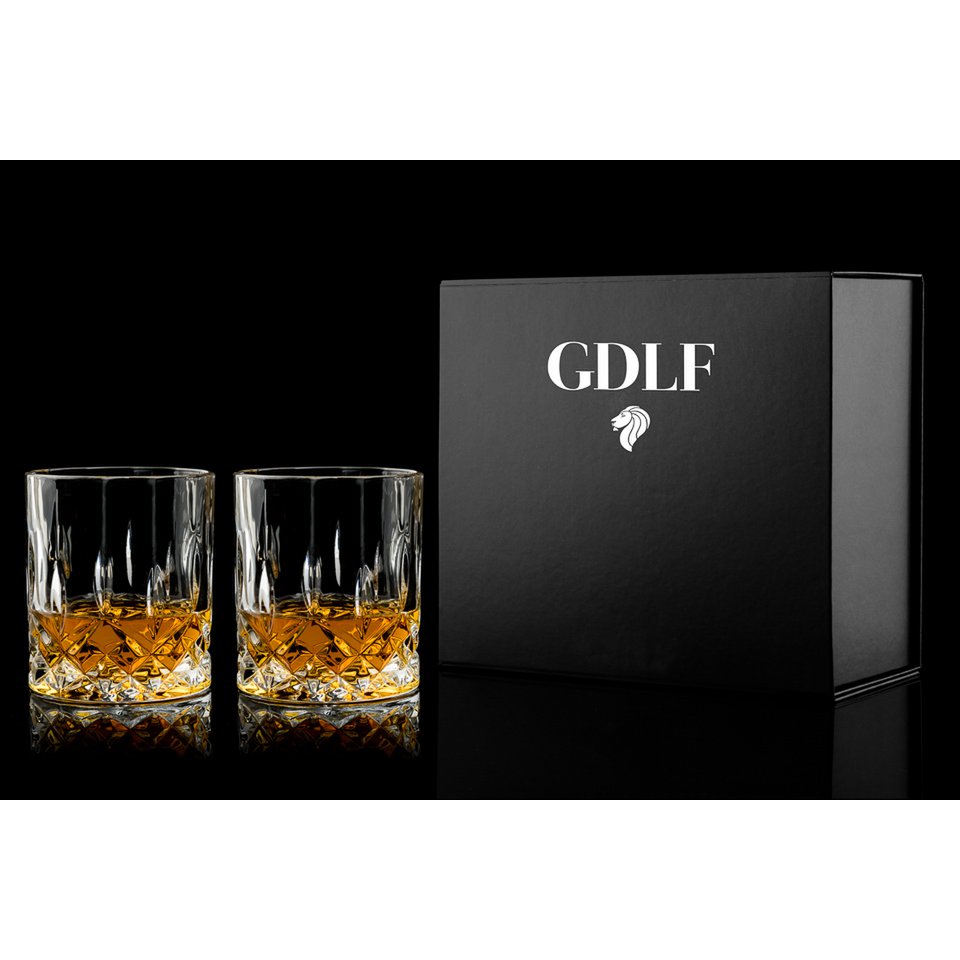 Vintage Whiskey Glasses in Gift Box