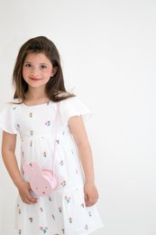 Sac bandoulière enfant Miffy Rose Collection ©Mercis Bv