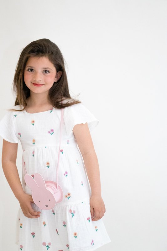 Sac bandoulière enfant Miffy Rose Collection ©Mercis Bv