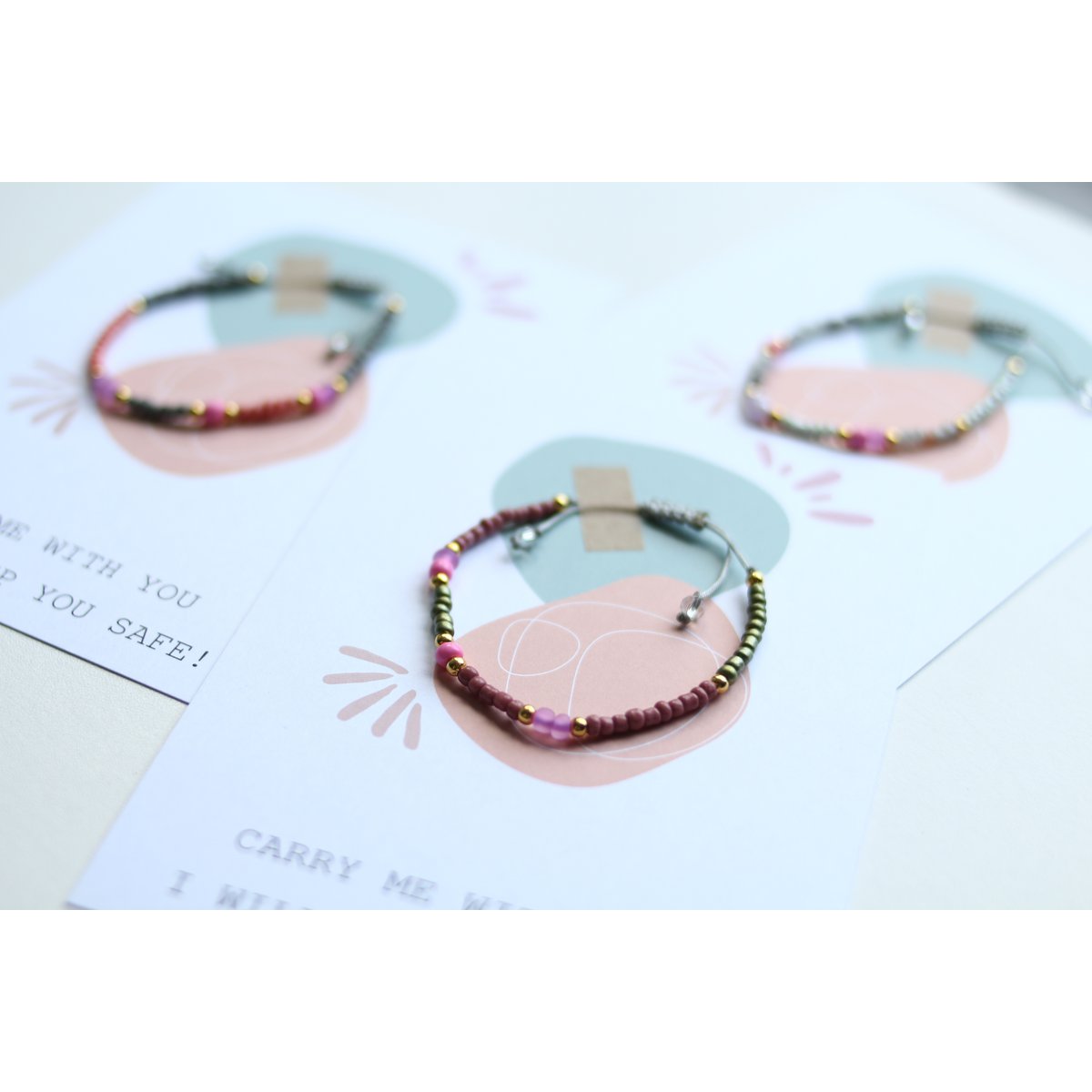 FSC card with adjustable bracelet
