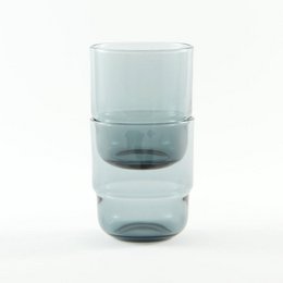 Piccadilly Tumbler Smoke (Set of 2)