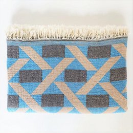 Manta Camden de jacquard de algodón suave