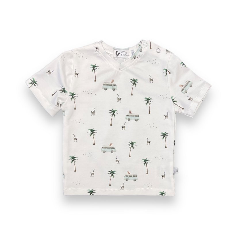 Shirt V-neck animal vacation
