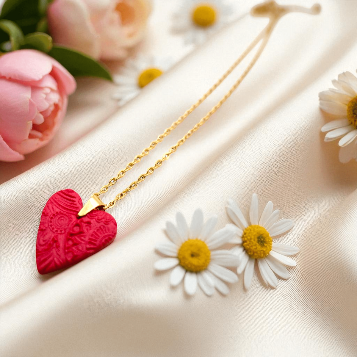 Be My Valentine – Handcrafted Heart Necklace