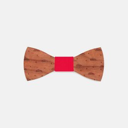 Nœud papillon voitures en bois