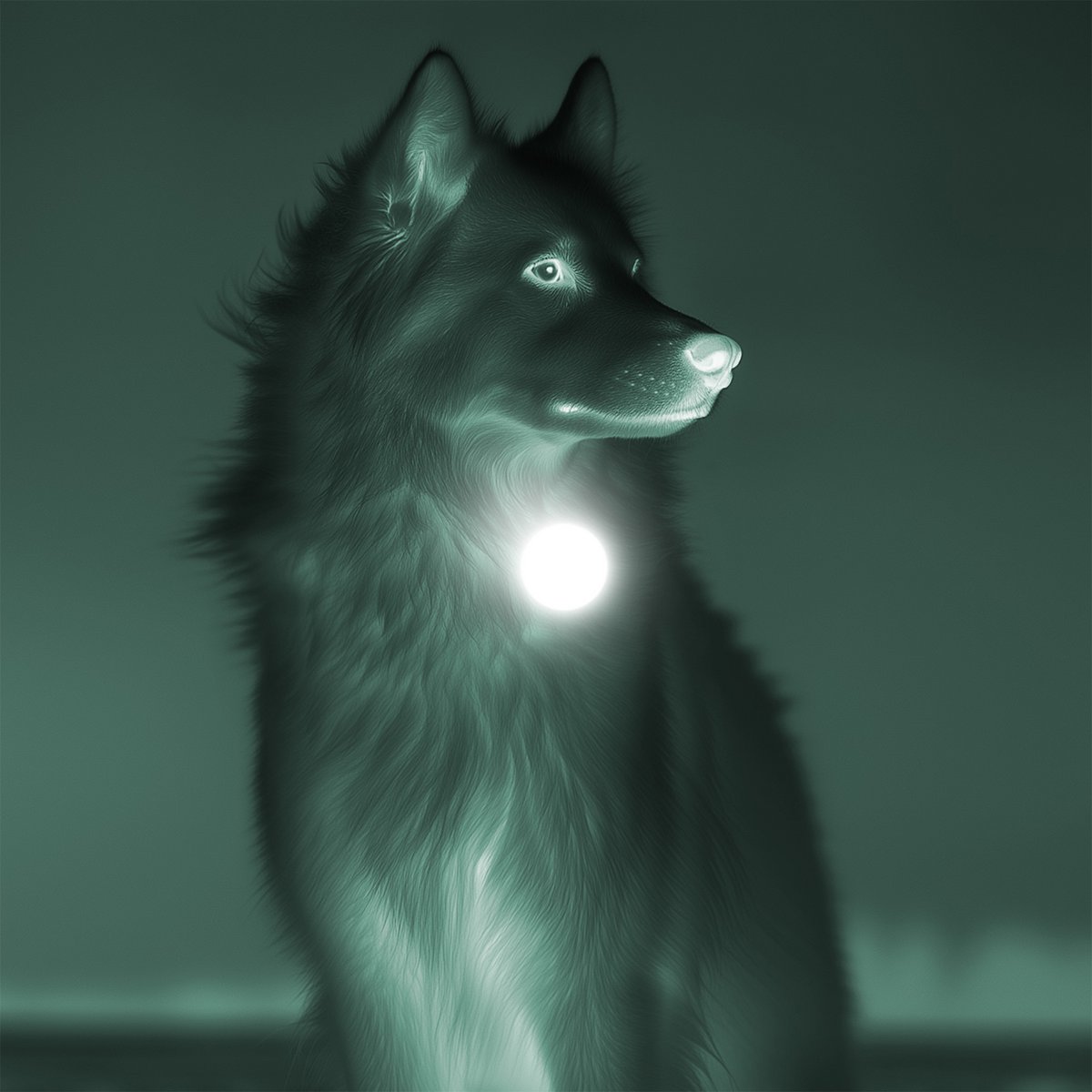 Reflektor aus Holz FADE BLACK