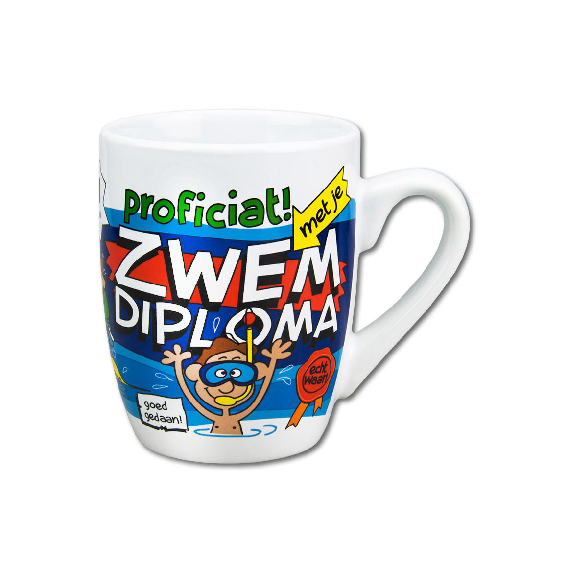 Cartoonmok - Zwemdiploma