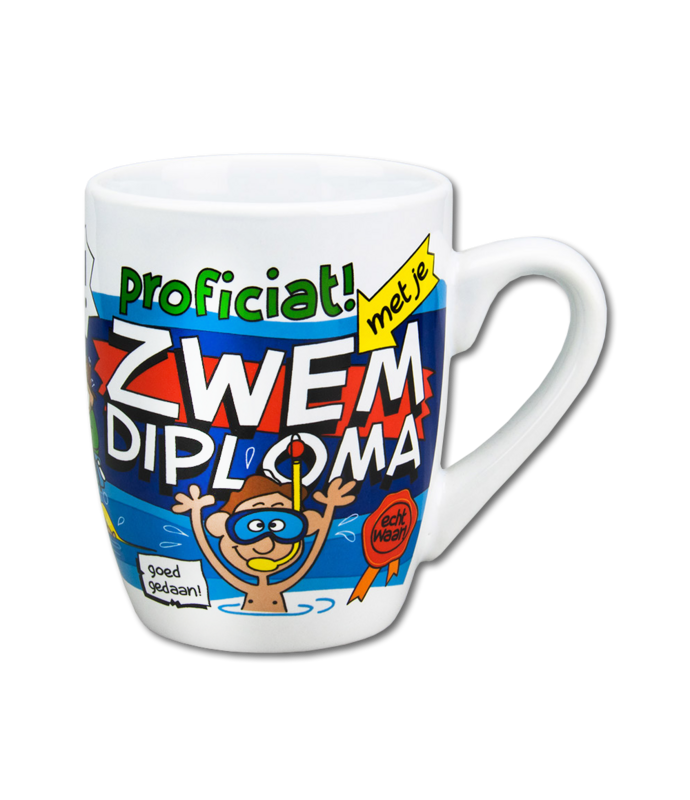 Cartoonmok - Zwemdiploma