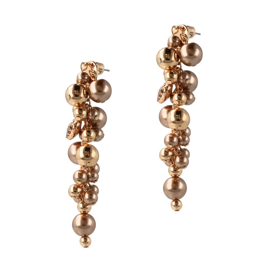 Ultimate Pearl Earhangers Gold