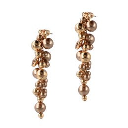 Ultimate Pearl Earhangers Gold