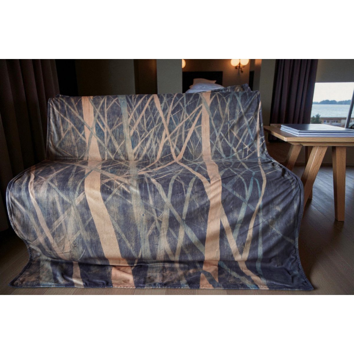 Plaid - Tenture - dessus de lit - 140x180 cm - Design Gilles Giacomotti