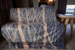 Plaid - Tenture - dessus de lit - 140x180 cm - Design Gilles Giacomotti