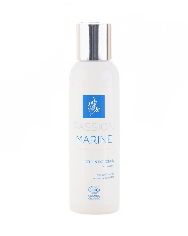 ZACHTE REINIGINGSLOTION MET MARIENE ACTIEVE INGREDIËNTEN EN ROZENWATER 125ML