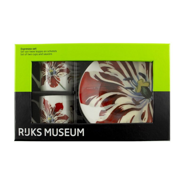Espresso set, Tulip Marrel, Rijksmuseum