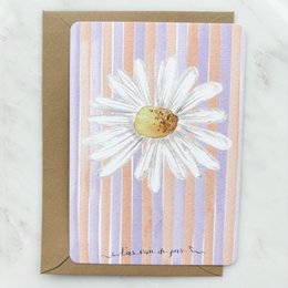 Lykønskningskort "Madelief"