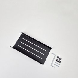 Pequeño estante de ducha bauhaus, blanco, beige o negro