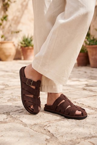 CECILY CHOCOLATE – Fisherman Bio Sandale