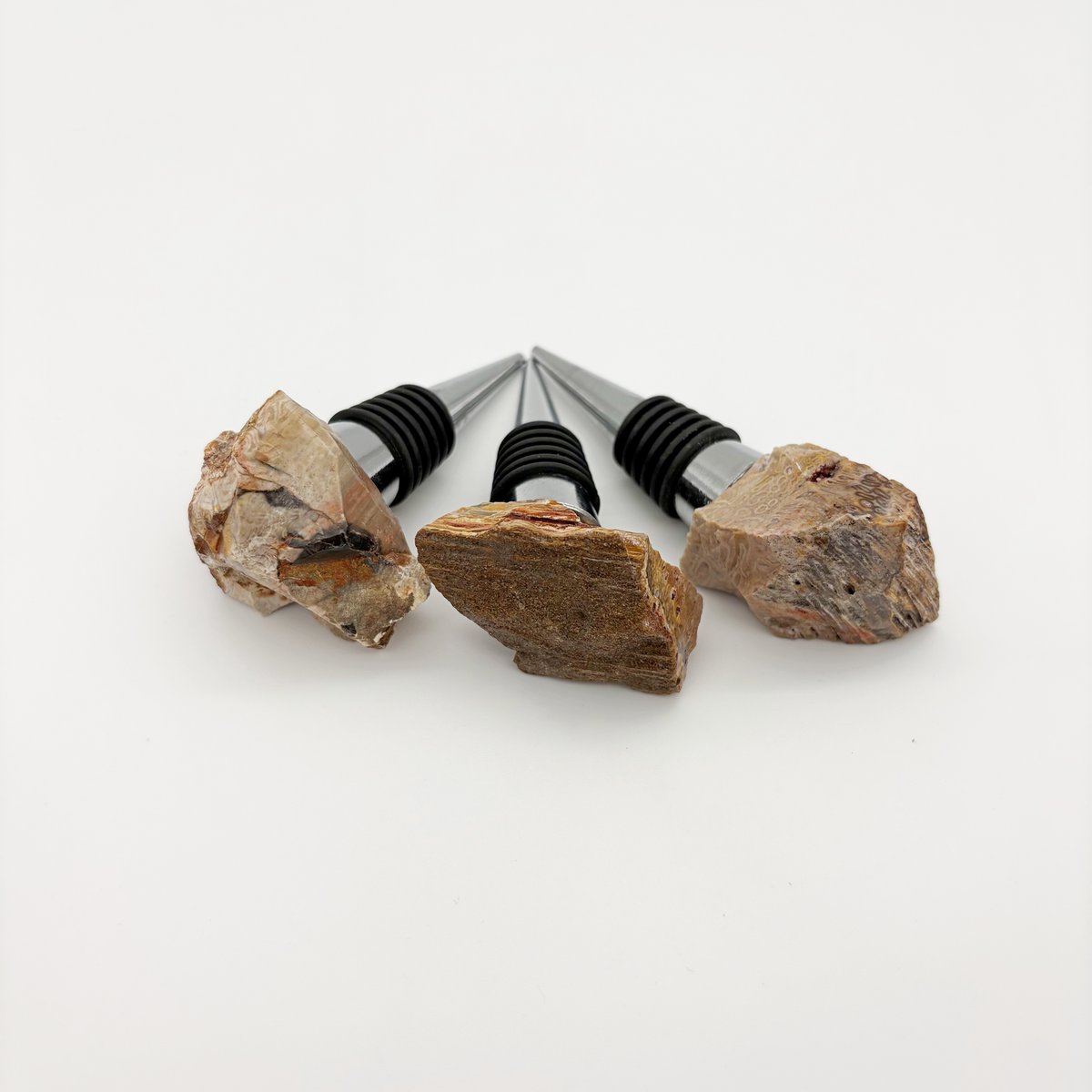 Bouchon à vin en bois pétrifié