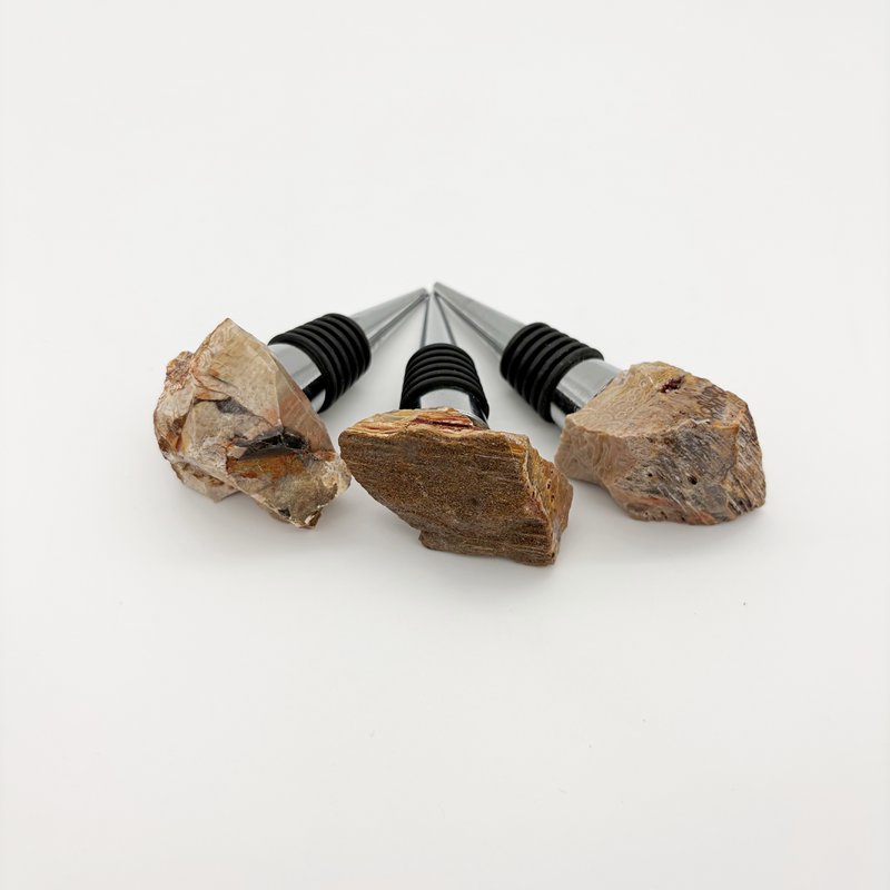 Bouchon à vin en bois pétrifié