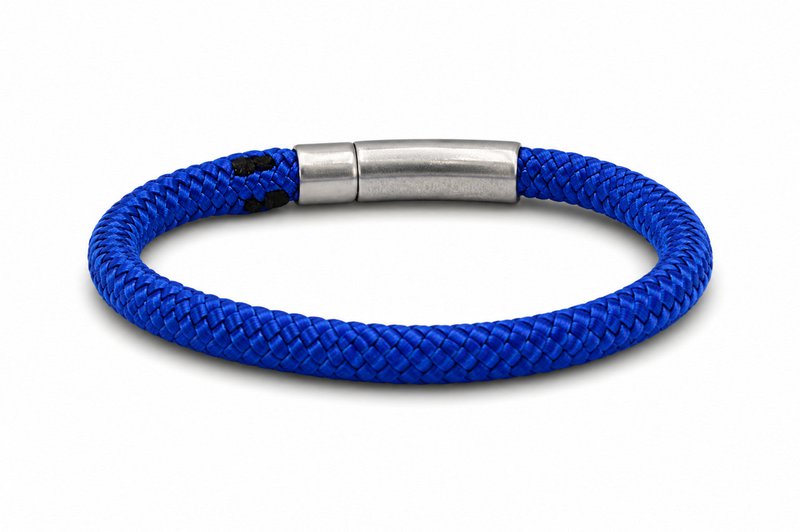 Pulsera de cuerda 6mm - Colección Ruyter | Edición plata