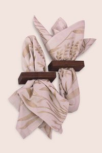 Rectangle Napkin Rings - Wooden Holder Set of 2 pcs