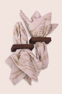 Rectangle Napkin Rings - Wooden Holder Set of 2 pcs