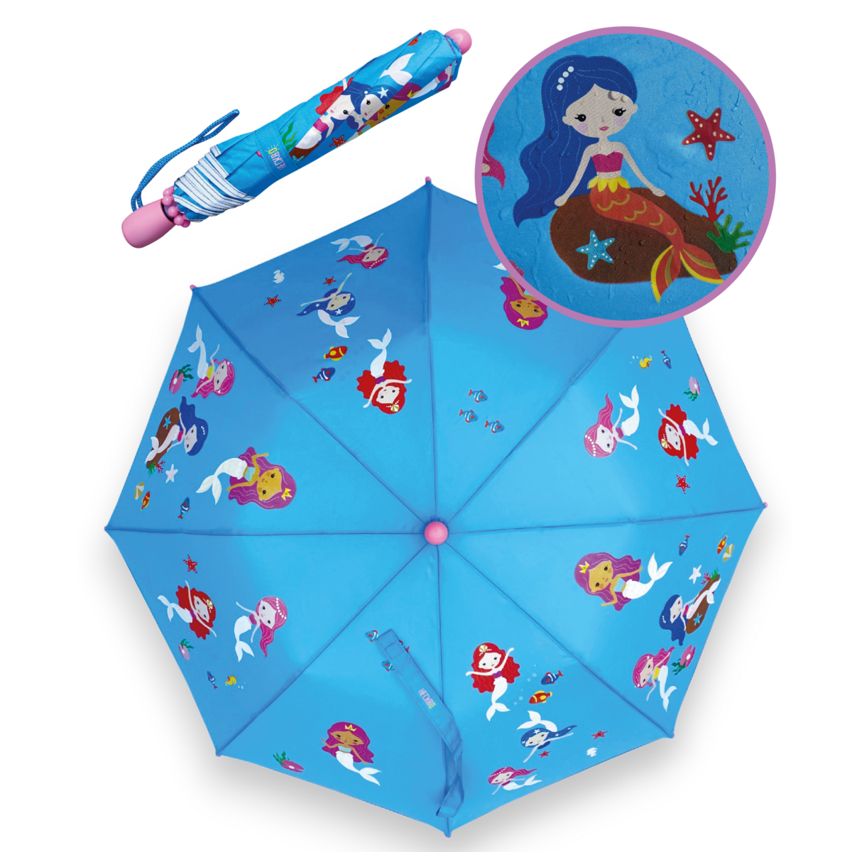 Magic umbrella mermaid