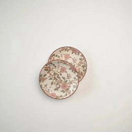Middagstallerken | Håndlavet serveringsblomsterpæon | Stentøj