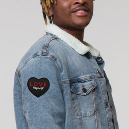 LOVE Myself Broderede patches Sort