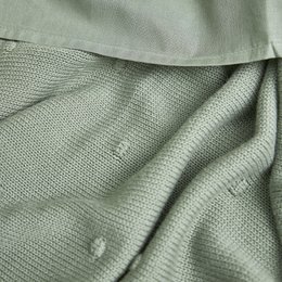 Deken Mini Knots Forest Green