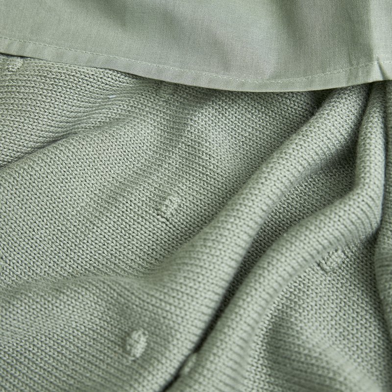 Deken Mini Knots Forest Green