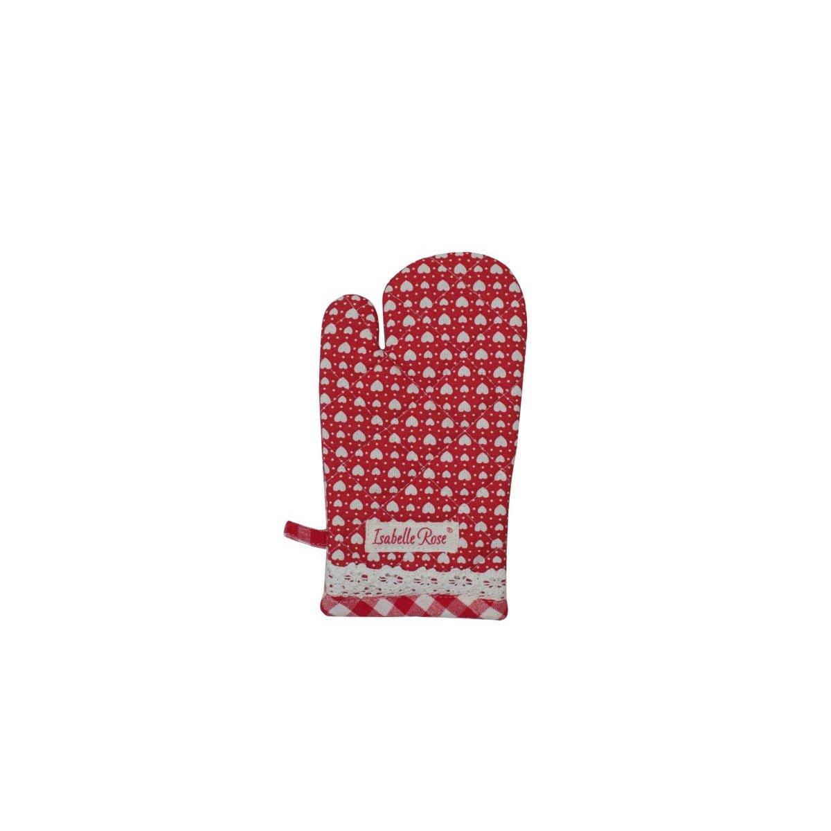 Guanto rosso per bambini LOVE 13x23 cm Isabelle Rose