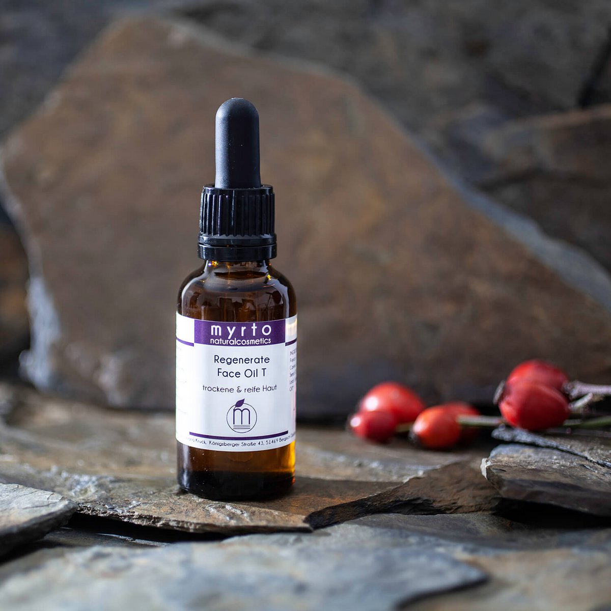 myrto Regenerate Face Oil T - Przeciwutleniający olejek do twarzy do cery suchej i dojrzałej