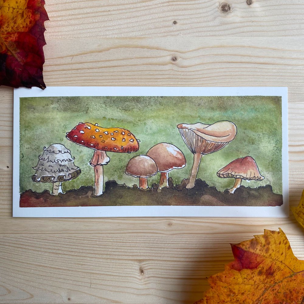 Carte double Automne