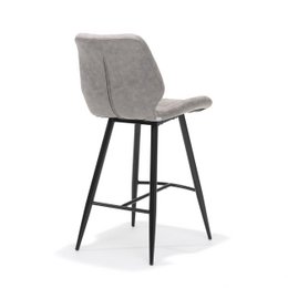 Barkruk Borgo zwart Stof Soft Pebble