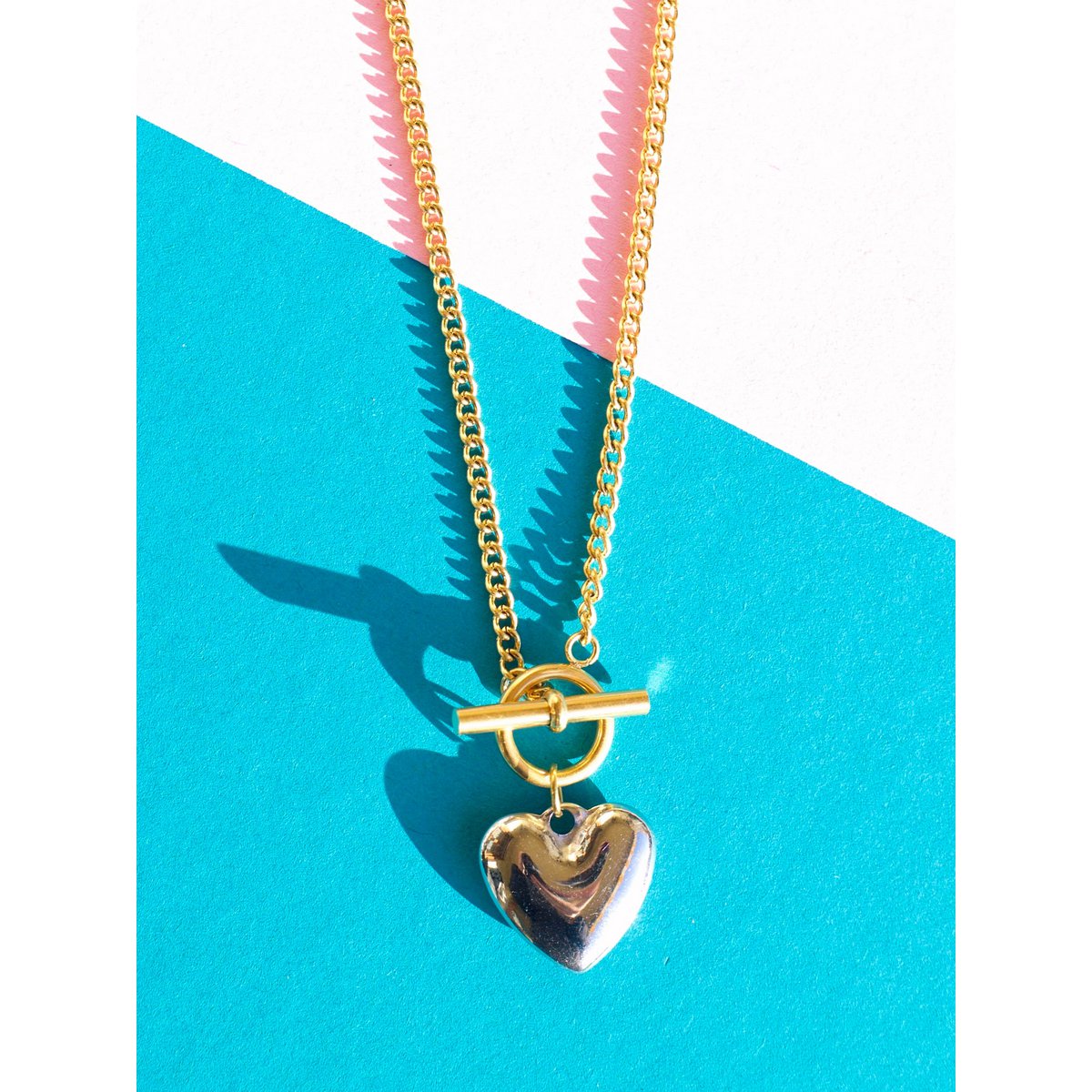 Champ - Heart Earrings and Necklace Set